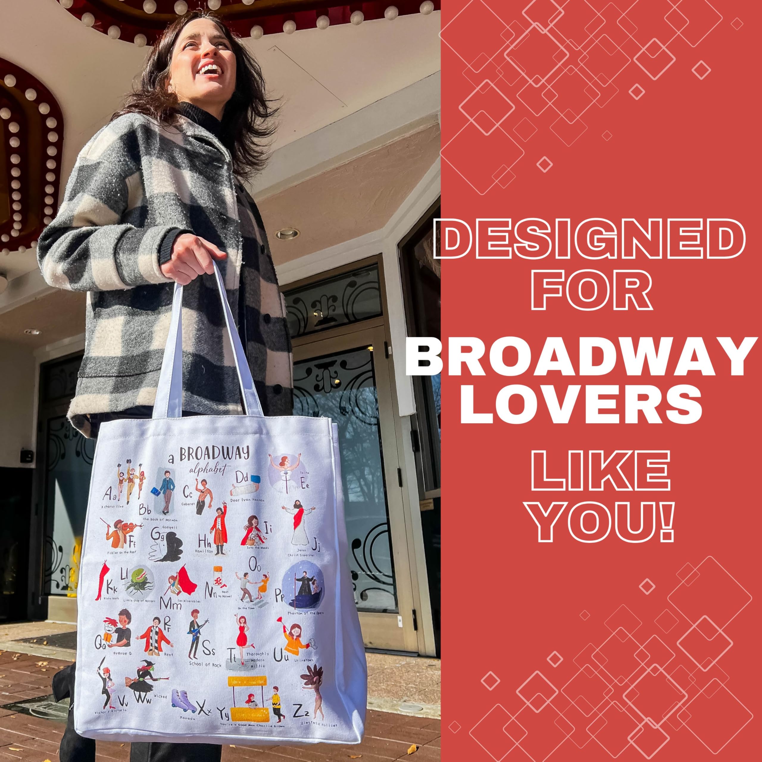 UTOPISH Broadway tote bag laptop compartment keeps devices safe during travel.