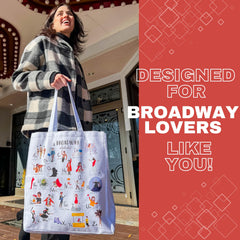 UTOPISH Broadway tote bag laptop compartment keeps devices safe during travel.