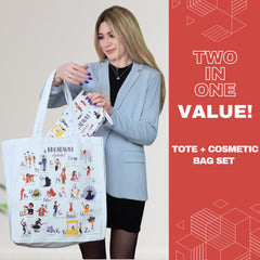 UTOPISH cosmetic bag design, compact and organized for on-the-go touch-ups.