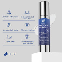 Uttse 6-in-1 eye-area application targets puffiness for a refreshed under-eye look.