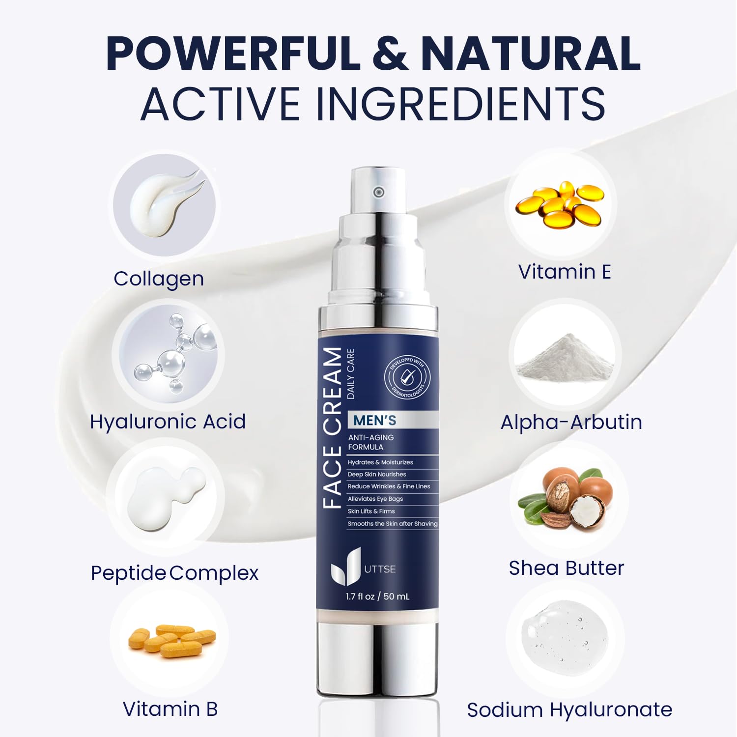 Uttse shea-butter smoothing locks in moisture for nourished comfort.