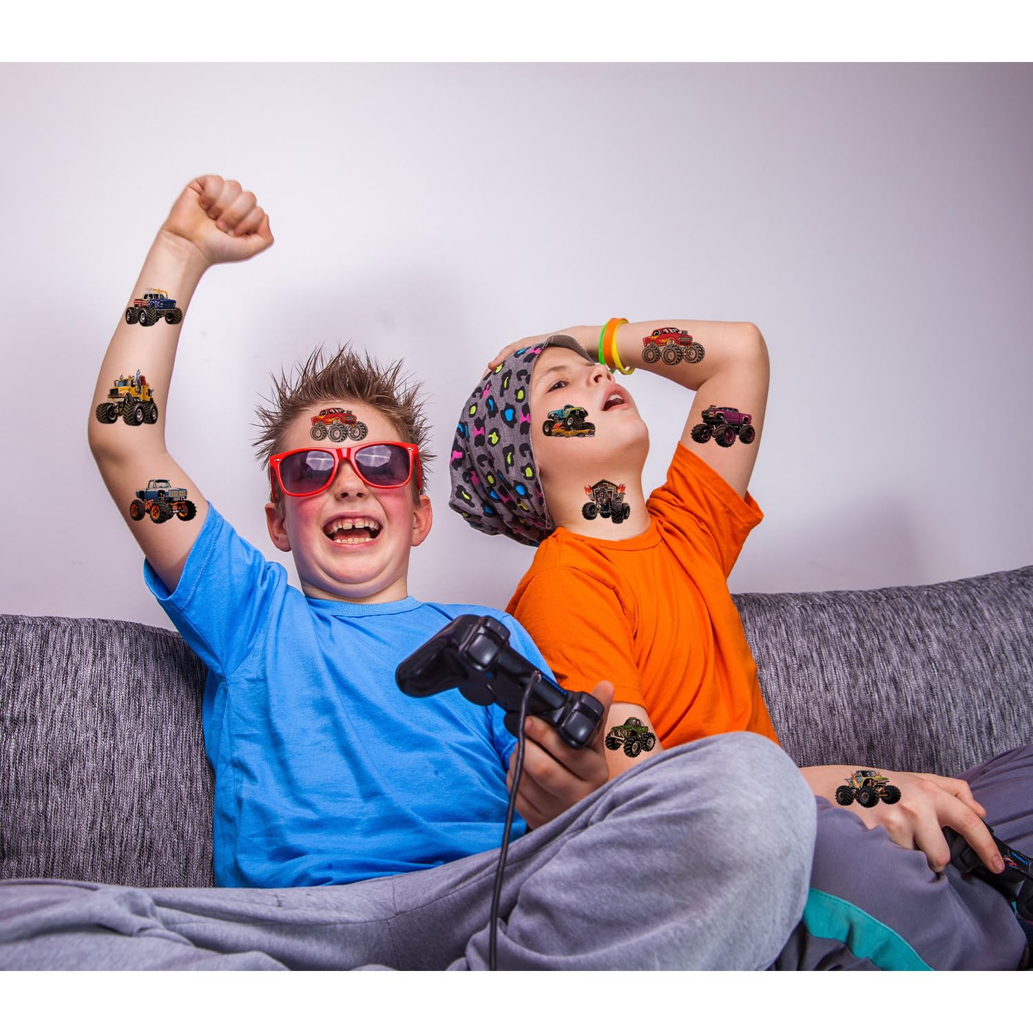UVUXO waterproof kid tattoos ensure lasting designs during pool or park activities.