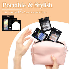 Uyolaxed nail display cards front showcase nails neatly for professional presentations.