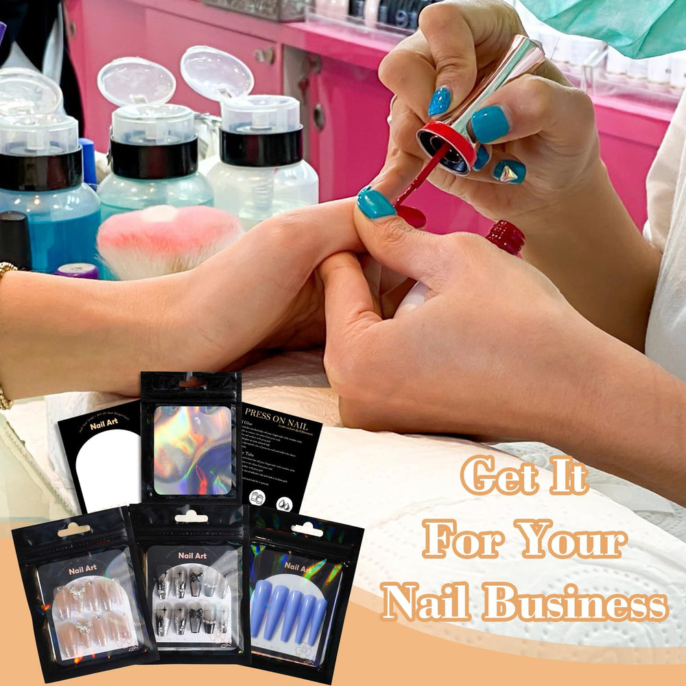 Uyolaxed portable nail display kit fits compact kits or makeup bags.