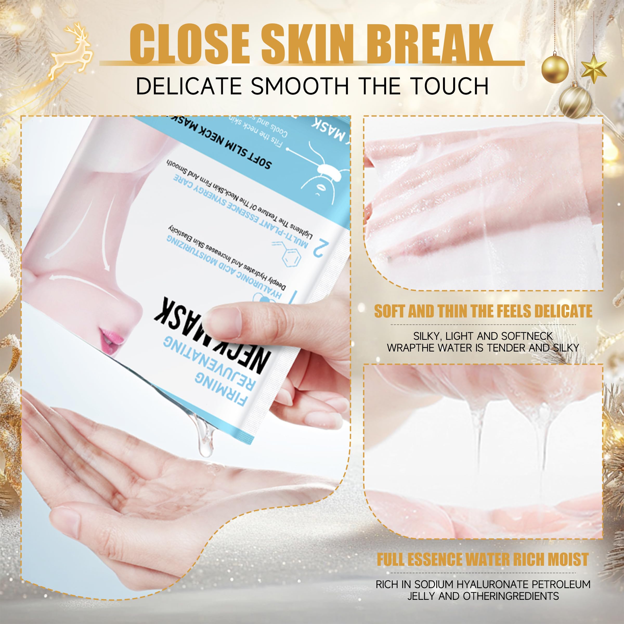 UZTUZT Home spa neck-care routine image highlights easy at-home pampering.