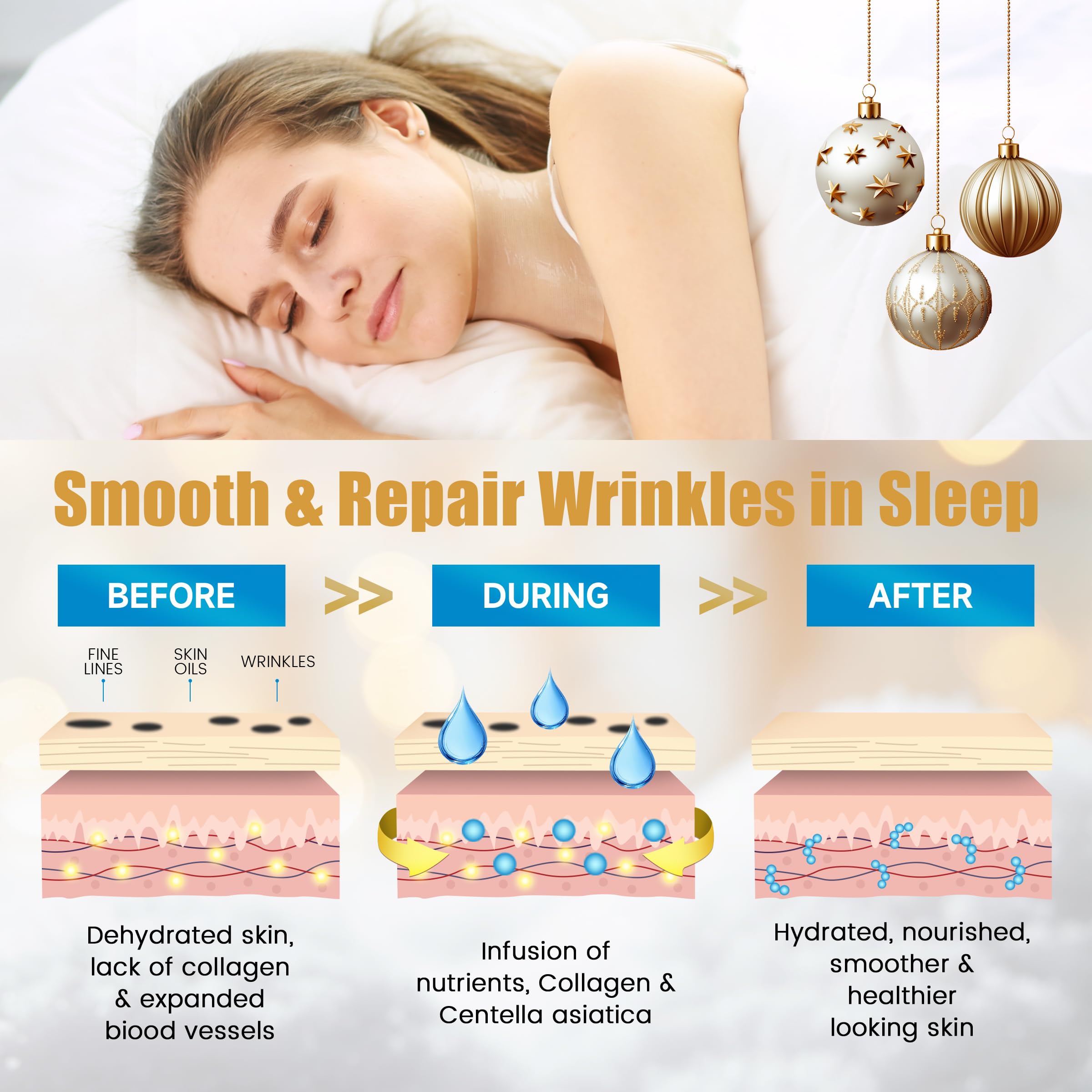 UZTUZT Neck Mask soft nonwoven fit contours comfortably around the neck.