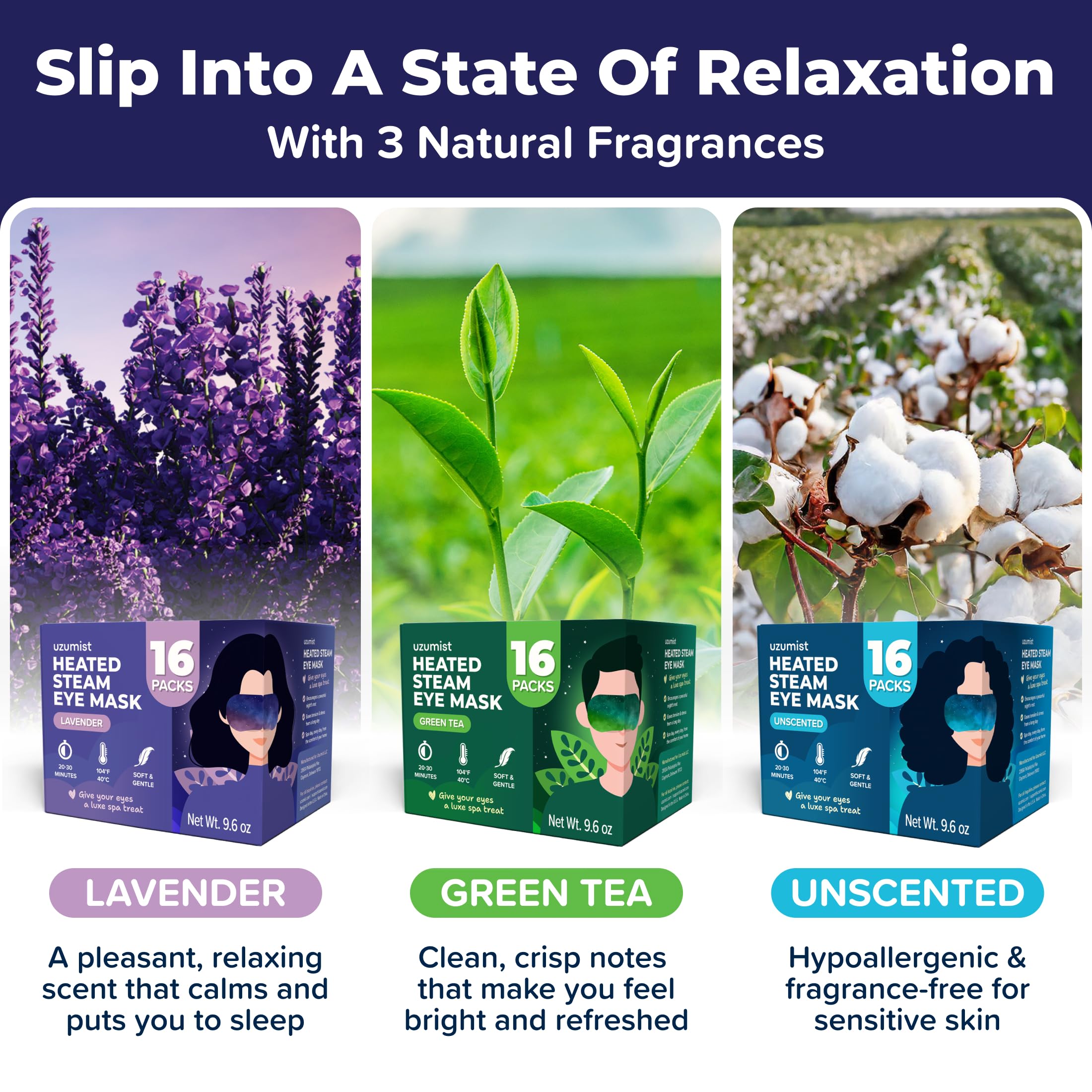 Uzumist gift-ready relaxation set ideal for home or travel.