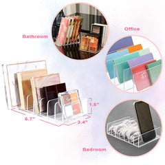 V-HANVER organizador de paletas de maquillaje, ahorro de espacio y fácil localización de tonos.