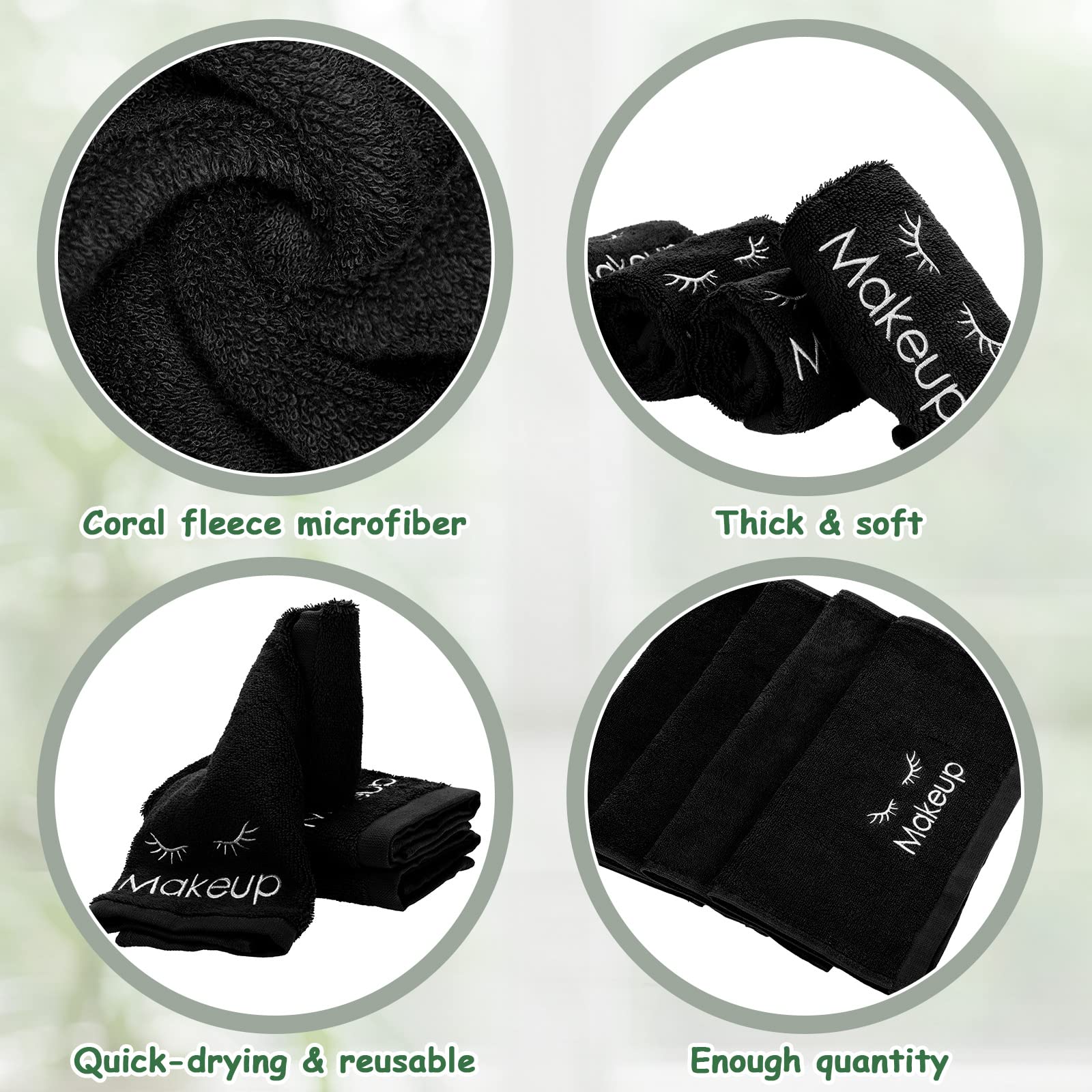 Vabean makeup remover towels for face ideal for quick, gentle makeup removal