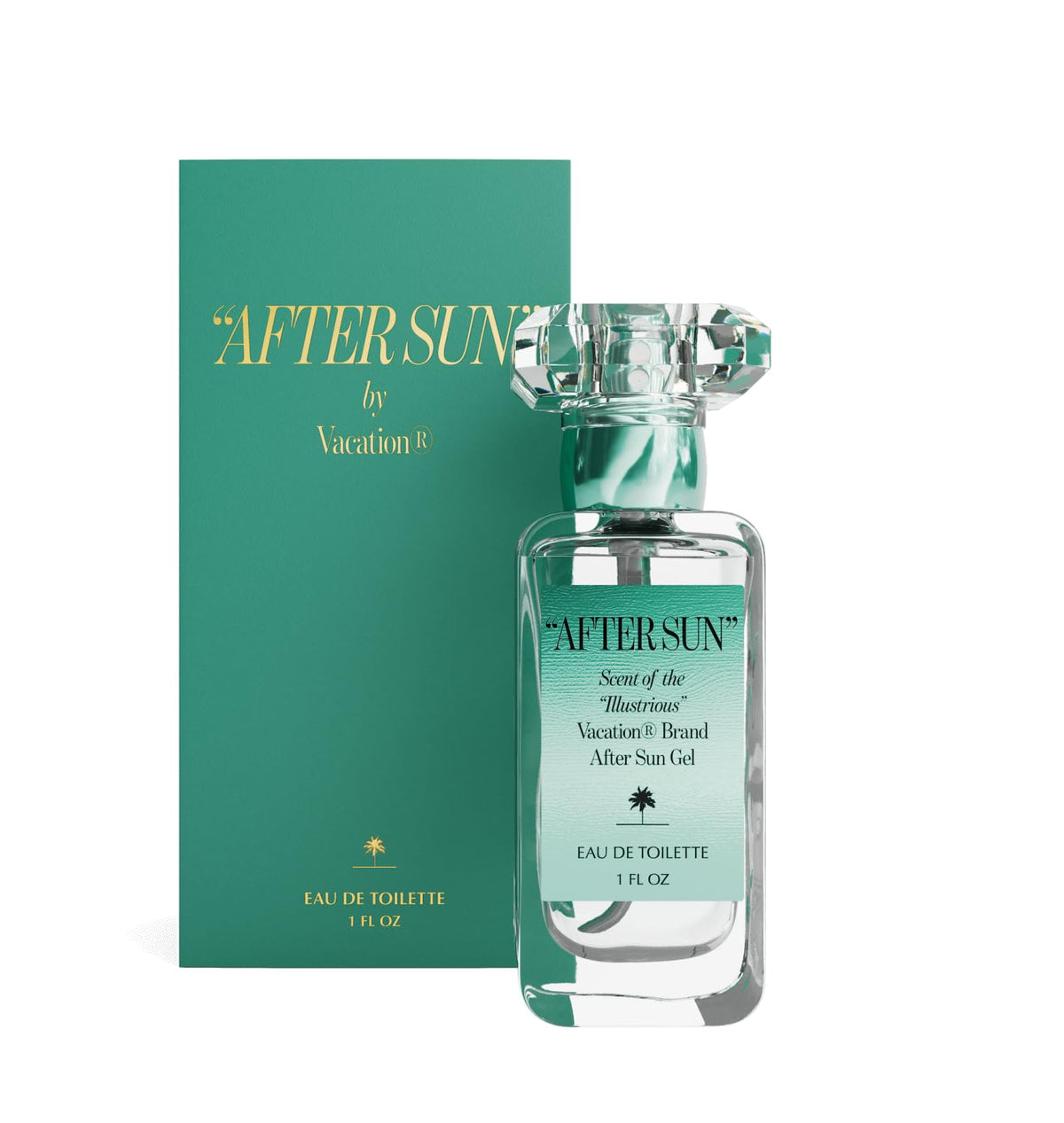 VACATION After Sun eau de toilette bottle showcases fresh summer vibe