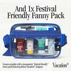 VACATION Classic Lotion SPF 30 lightweight, streak-free sunscreen across skin tones.
