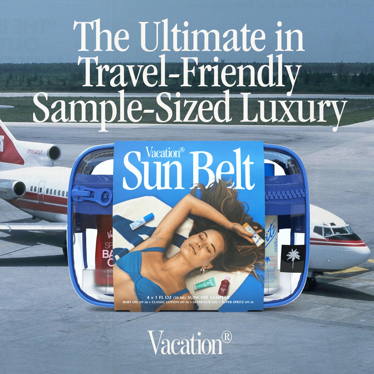 VACATION Festival Friendly Fanny Pack for organized, on-the-go sun care.