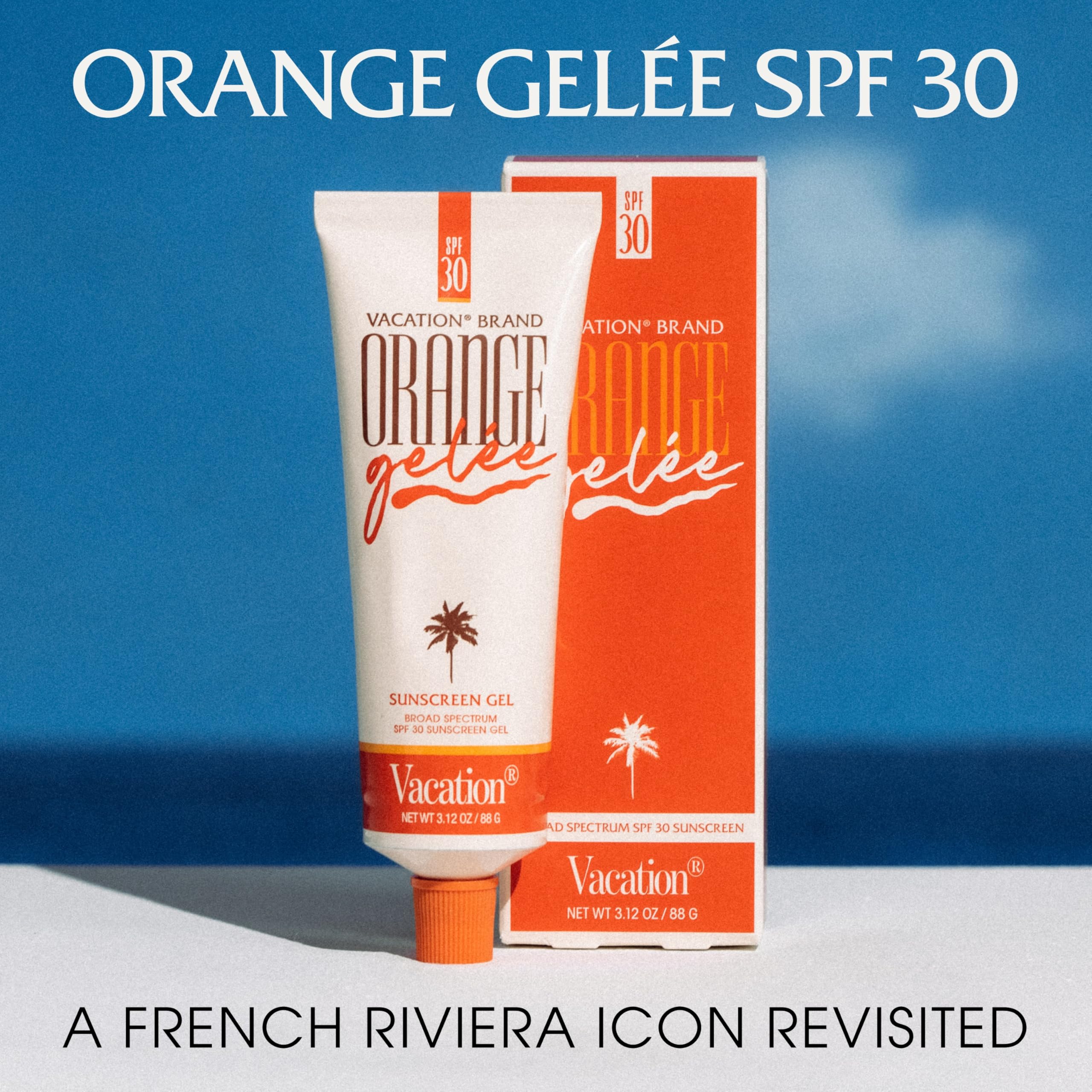 Vacation Orange Gelée applies clear on diverse skin tones with a radiant finish.