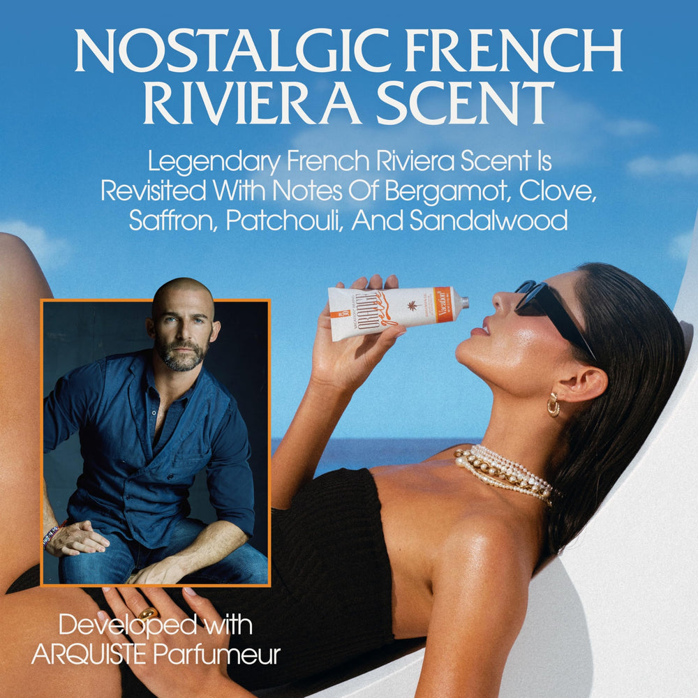 Vacation Orange Gelée water-resistant sunscreen for outdoor activities.