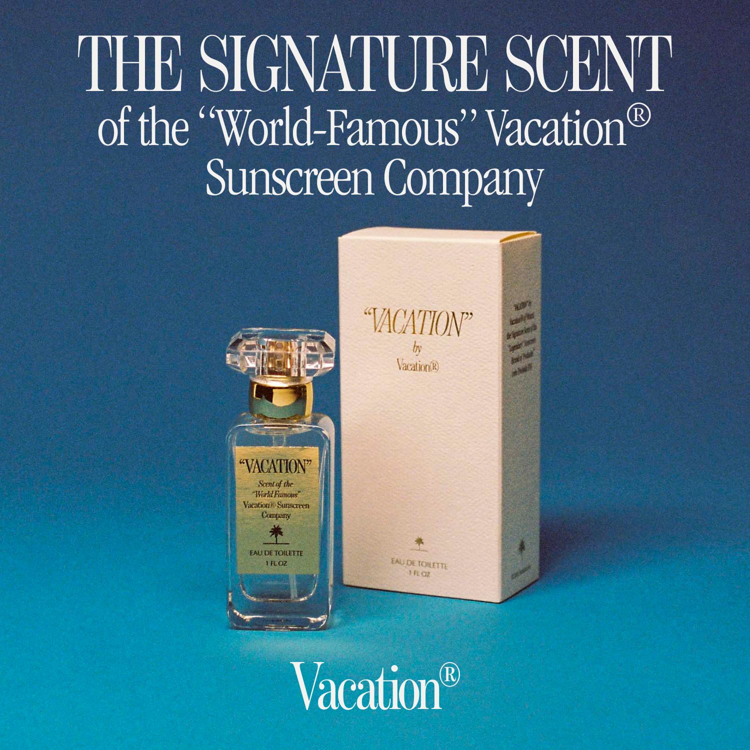 VACATION travel-size bottle ideal for sun-kissed moments on the go.