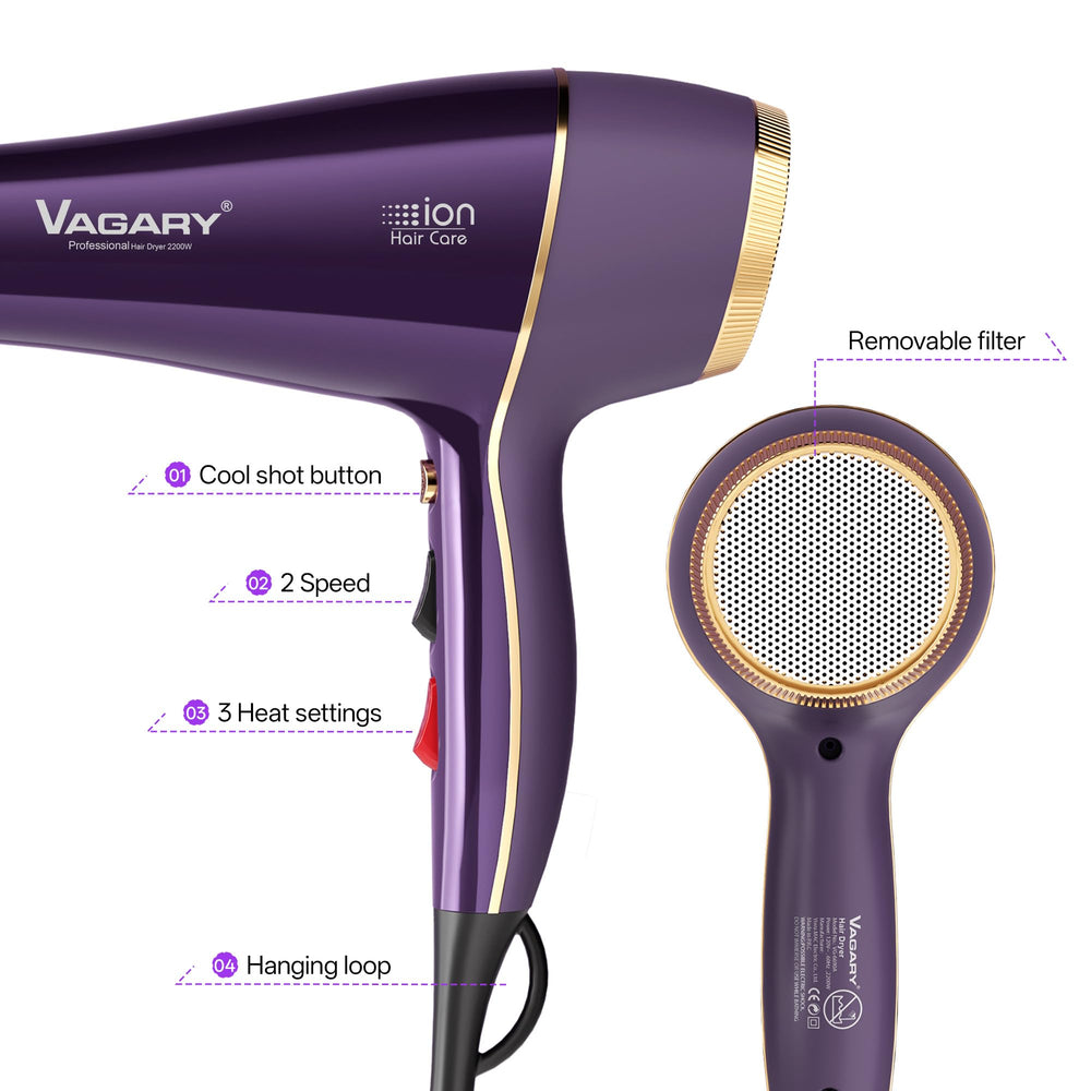 VAGARY 6690A 8.2ft power cord enables flexible setup.