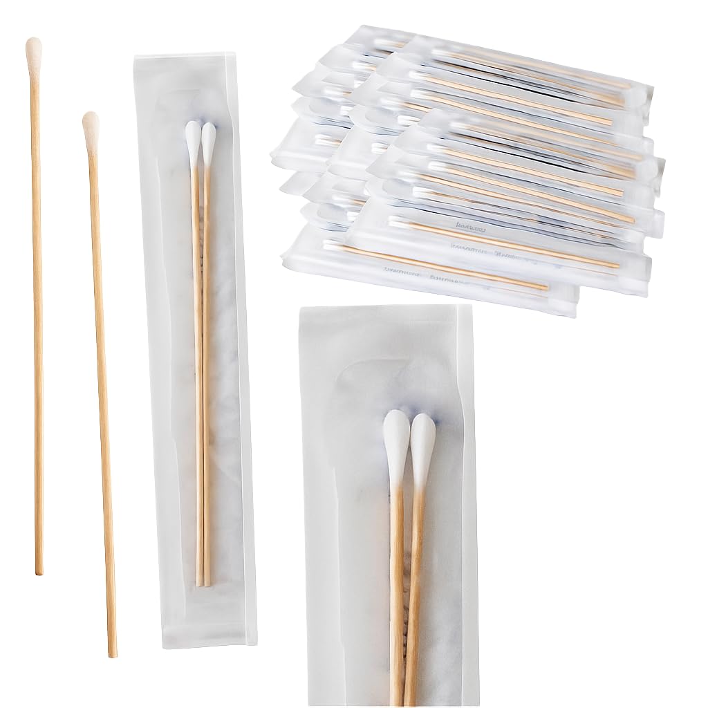 Vakly 200 sterile cotton tipped applicator, 6-inch length for precise medical application