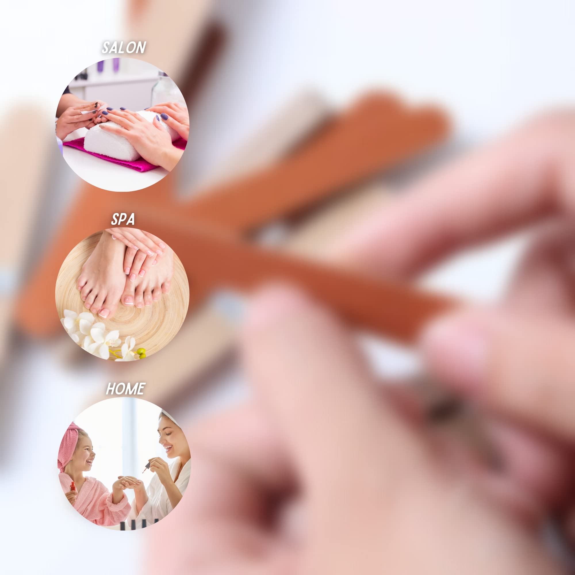 Vakly nail file outer sandpaper surface highlighting durable texture.