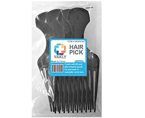 Vakly afro lift comb ideal for thick hair and wigs for volume and lift