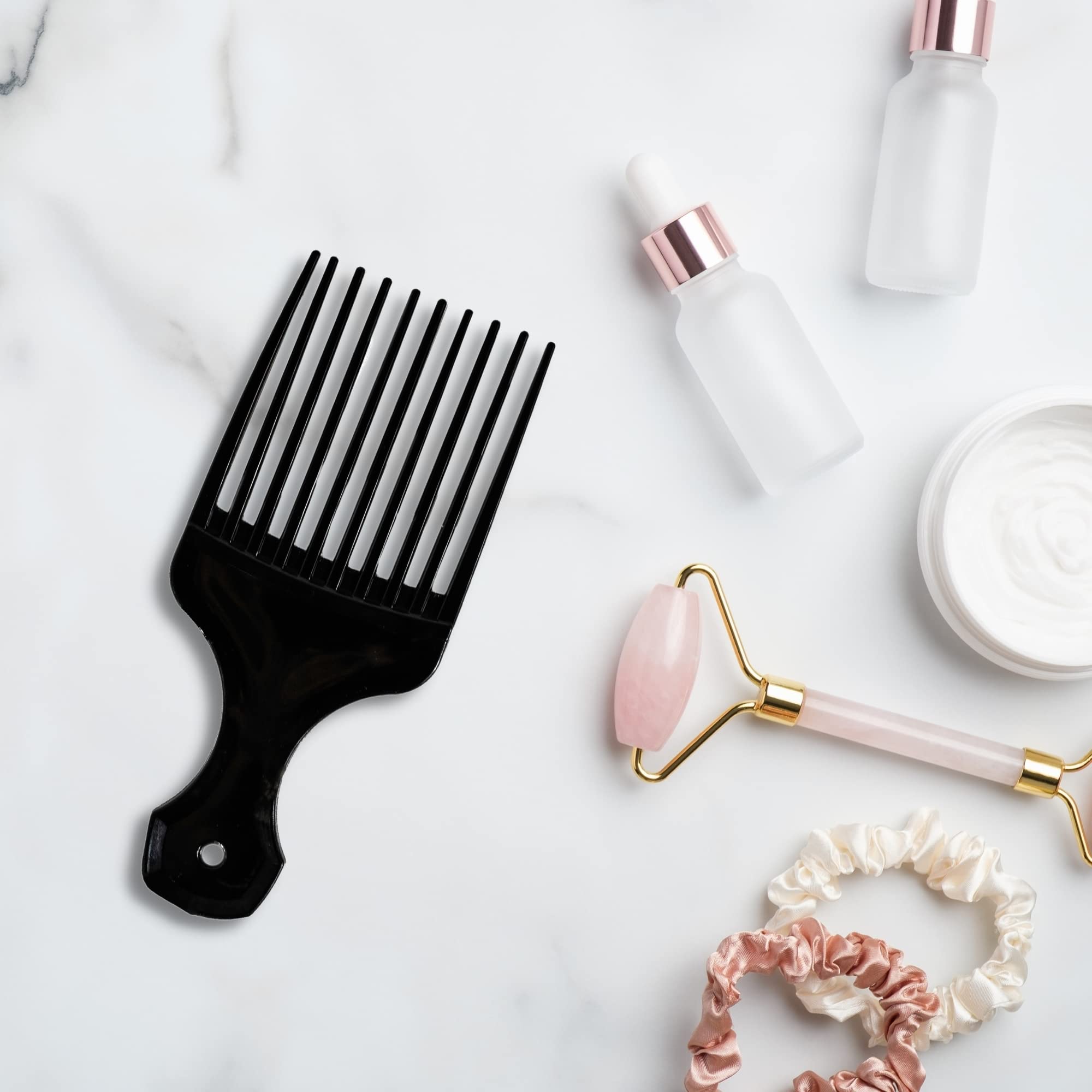 Vakly plastic hair pick volume-boost for roots and mid-lengths