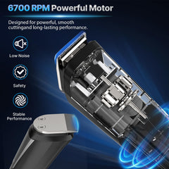 Valano nose ear trimmer safely removes unwanted hair for tidy appearance.