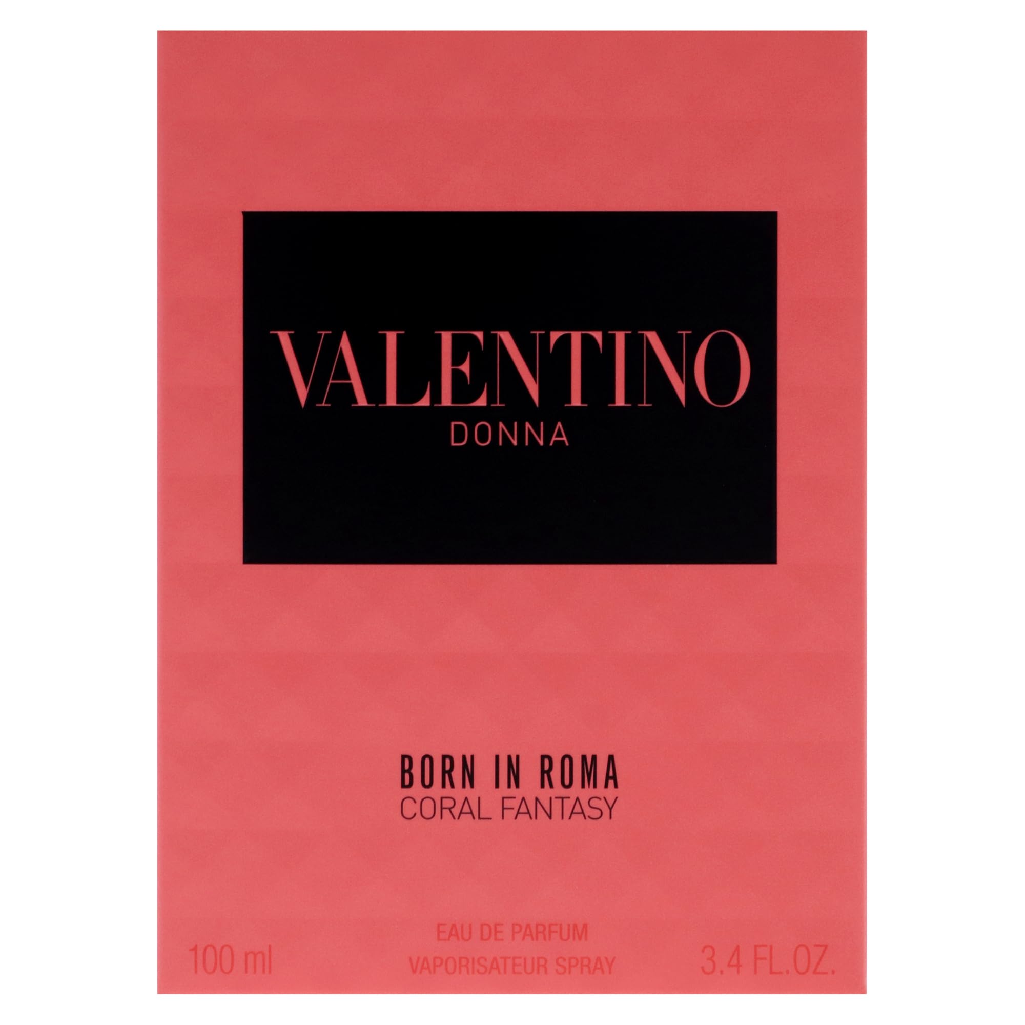 Valentino Coral Fantasy box demonstrates gift-ready presentation and organized fragrance packaging