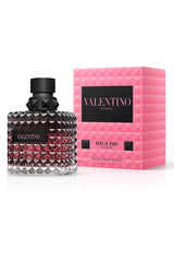 Valentino Donna Born In Roma Intense packaging—sleek box for gifting.