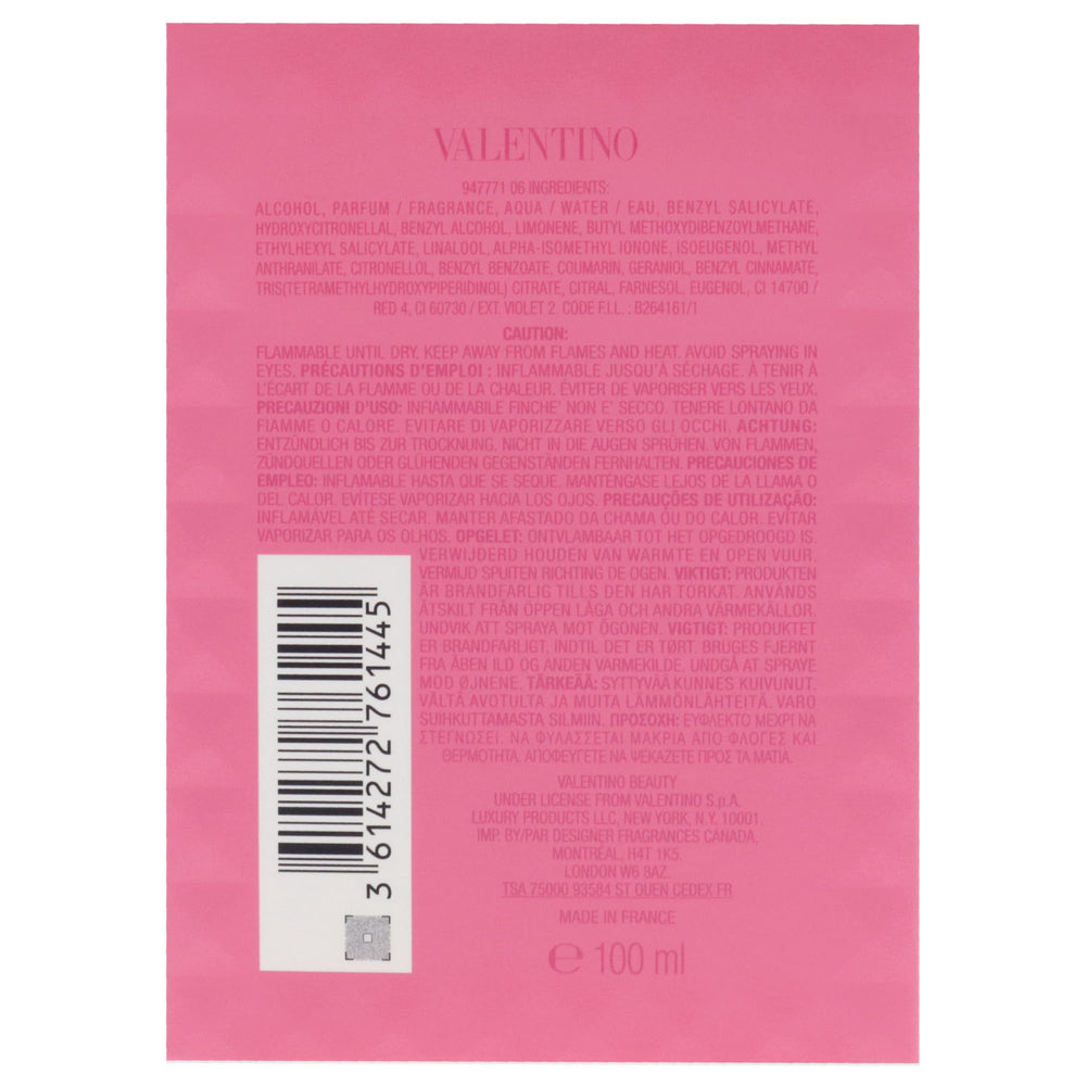 Valentino Donna Born in Roma vanilla bourbon notes add warmth.