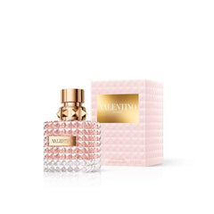 Valentino Donna EDP spray action—mist-ready packaging for quick refresh.
