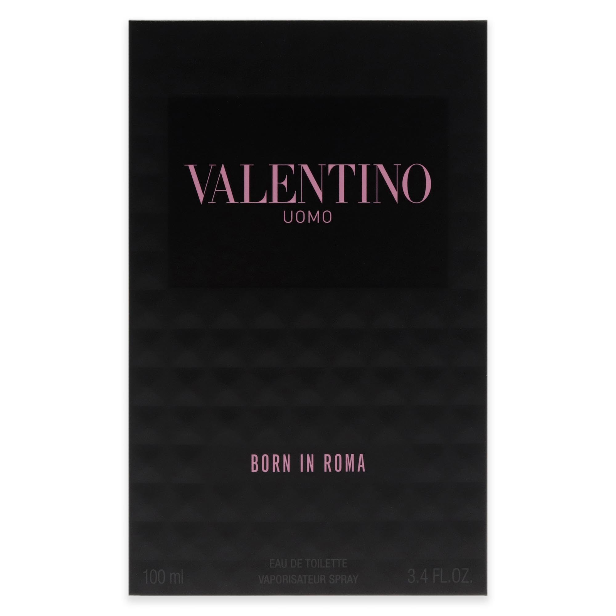 Valentino Uomo Born in Roma 100ml EDT packaging display for travel-friendly use