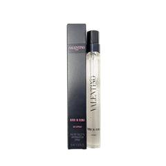 Valentino Uomo Born in Roma Go Spray bottle showing woody vetiver scent for evening wear.