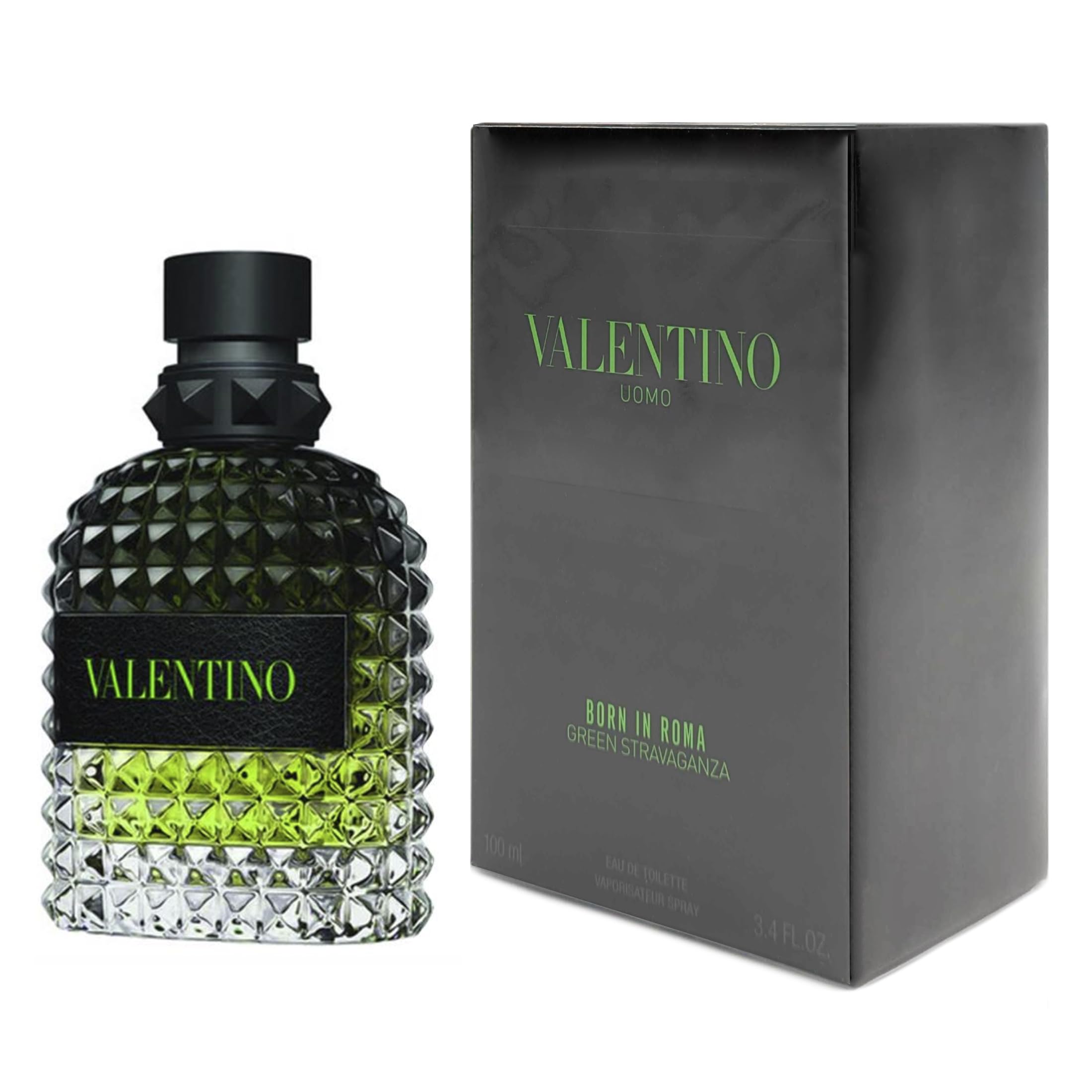 Valentino Uomo Born In Roma Green Stravaganza bottle highlights fresh, versatile fragrance for daily wear
