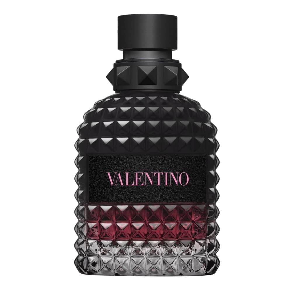 Valentino Uomo Intense packaging box emphasizes brand heritage and gift-ready presentation.