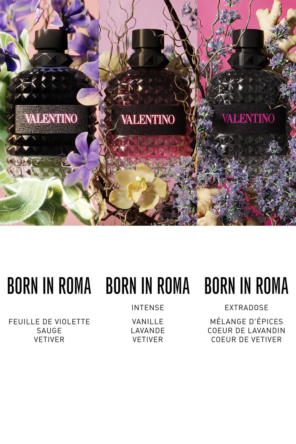 Valentino Uomo Born In Roma Intense packaging, gift-ready presentation