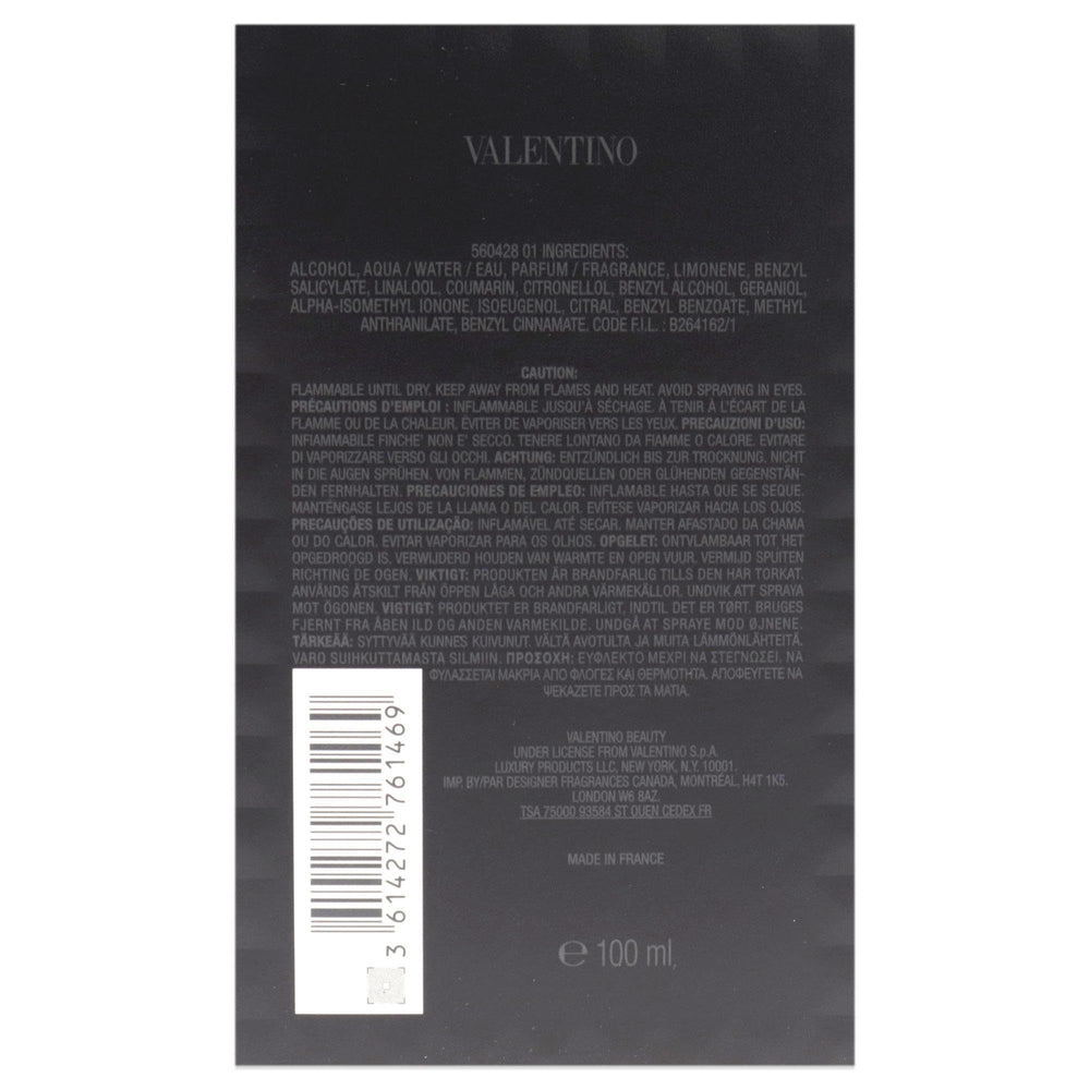 Valentino Uomo Born in Roma spray mist, easy application and quick lift