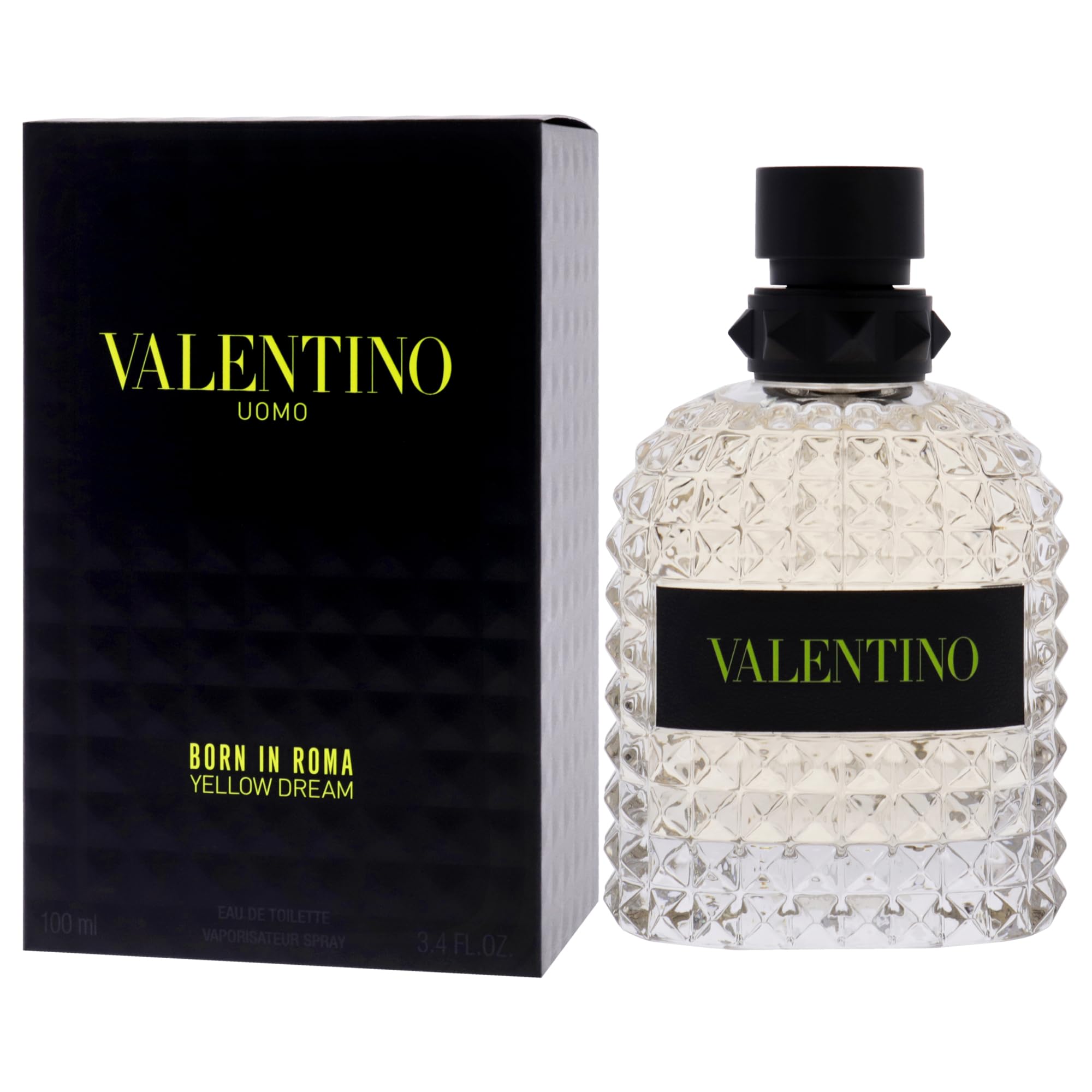 Valentino Uomo Yellow Dream packaging showcases premium presentation for gifting