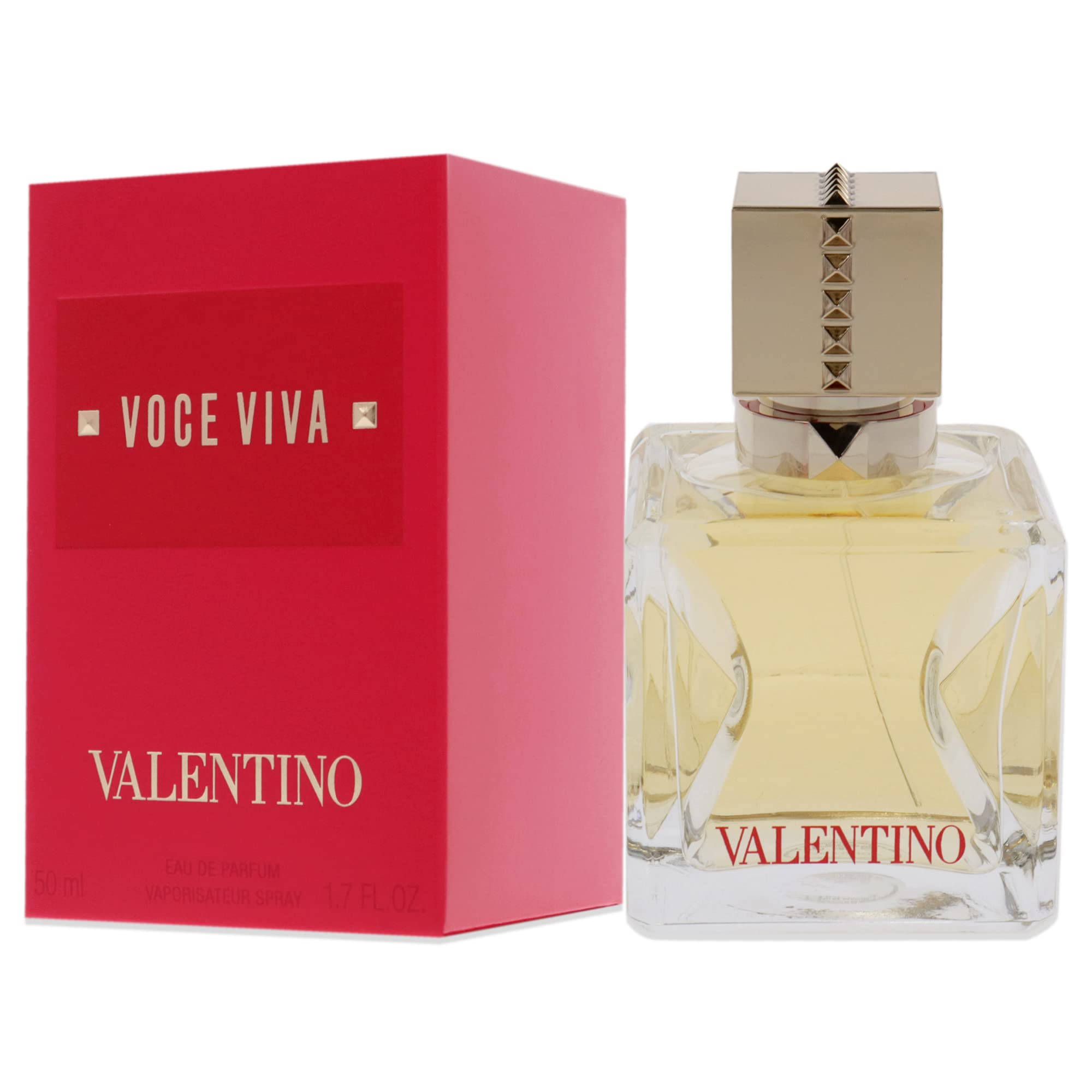 Valentino Voce Viva floral bottle capturing the fragrance's feminine, vibrant mood