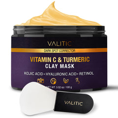 VALITIC mask tube closeup showing sleek packaging for easy weekly care