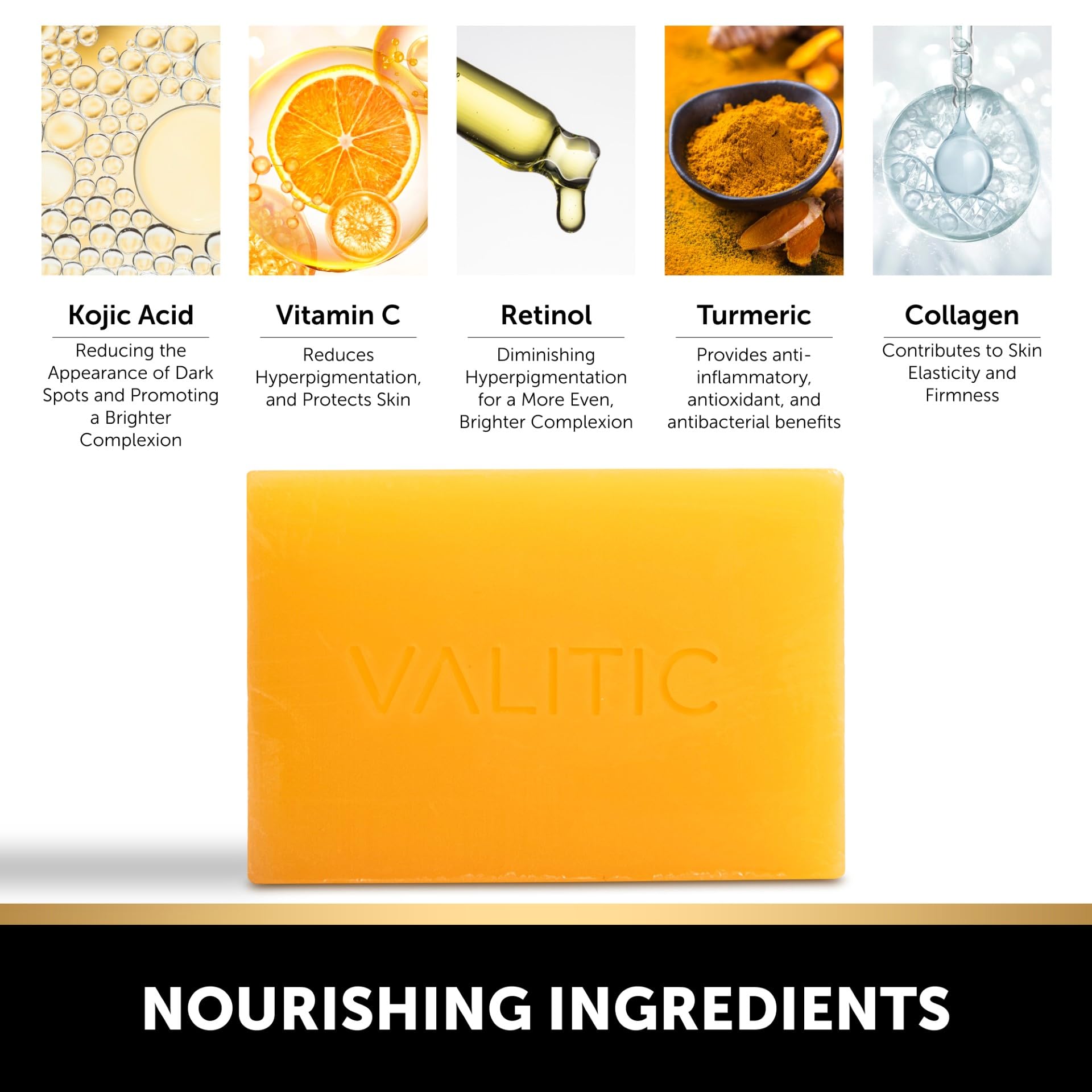 VALITIC SLS-free and paraben-free label communicates skin-safe daily cleansing.