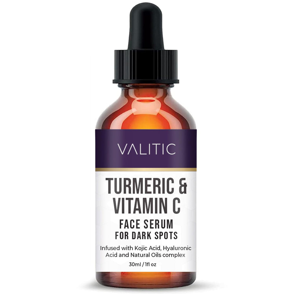 VALITIC Vitamin C Serum bottle close-up for brightening skin