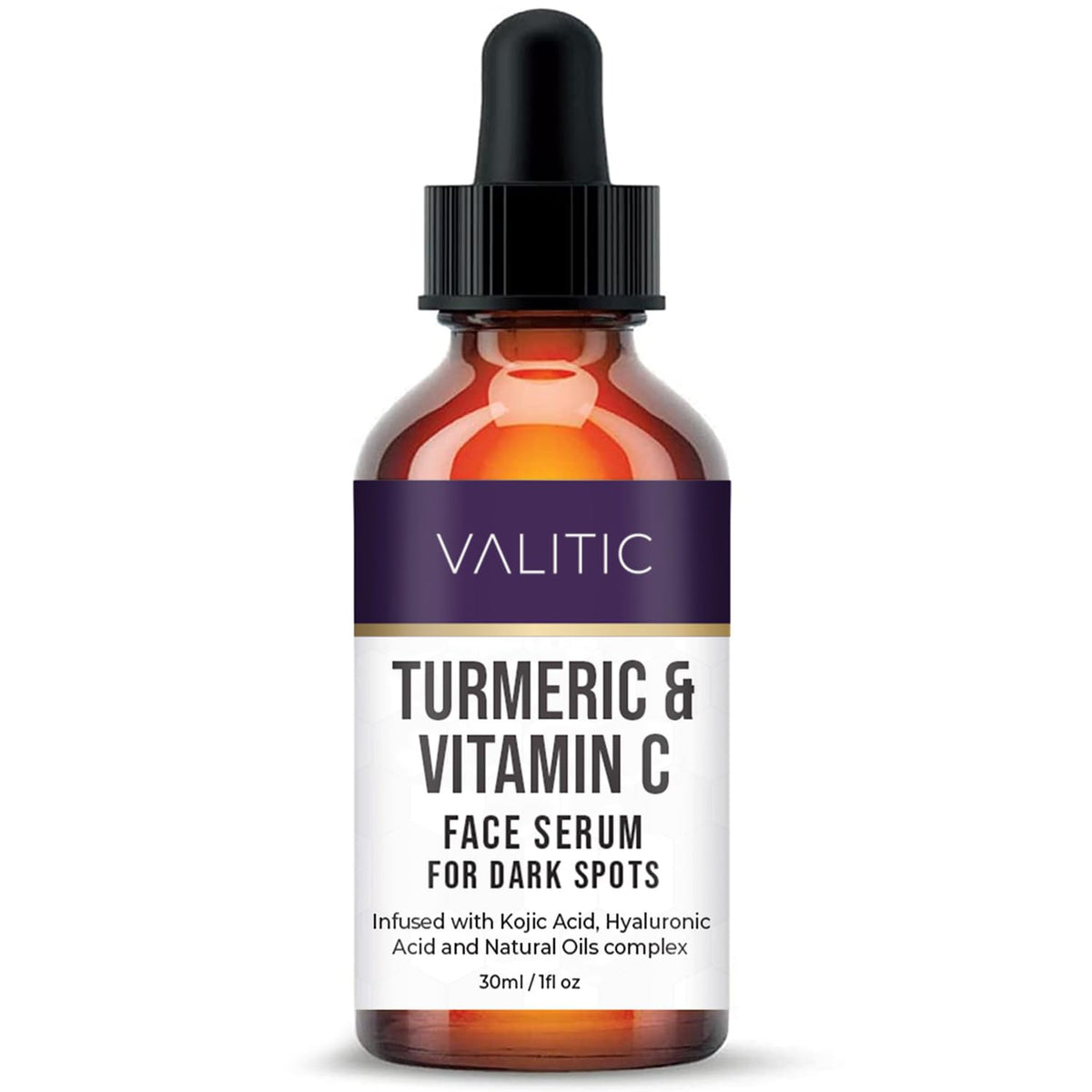 VALITIC Vitamin C Serum bottle close-up for brightening skin