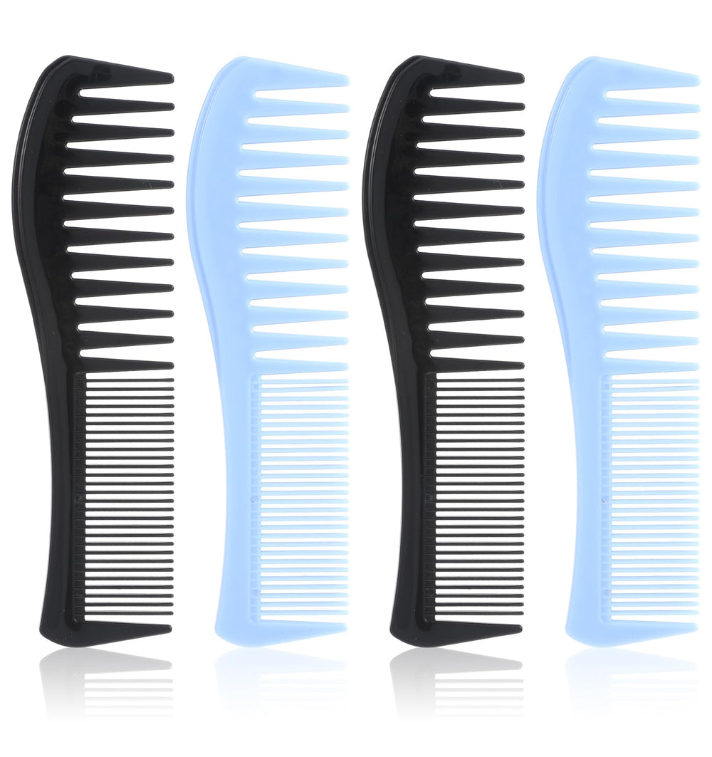 ValueBargain 4pcs boys combs with wide-tooth for gentle detangling and styling