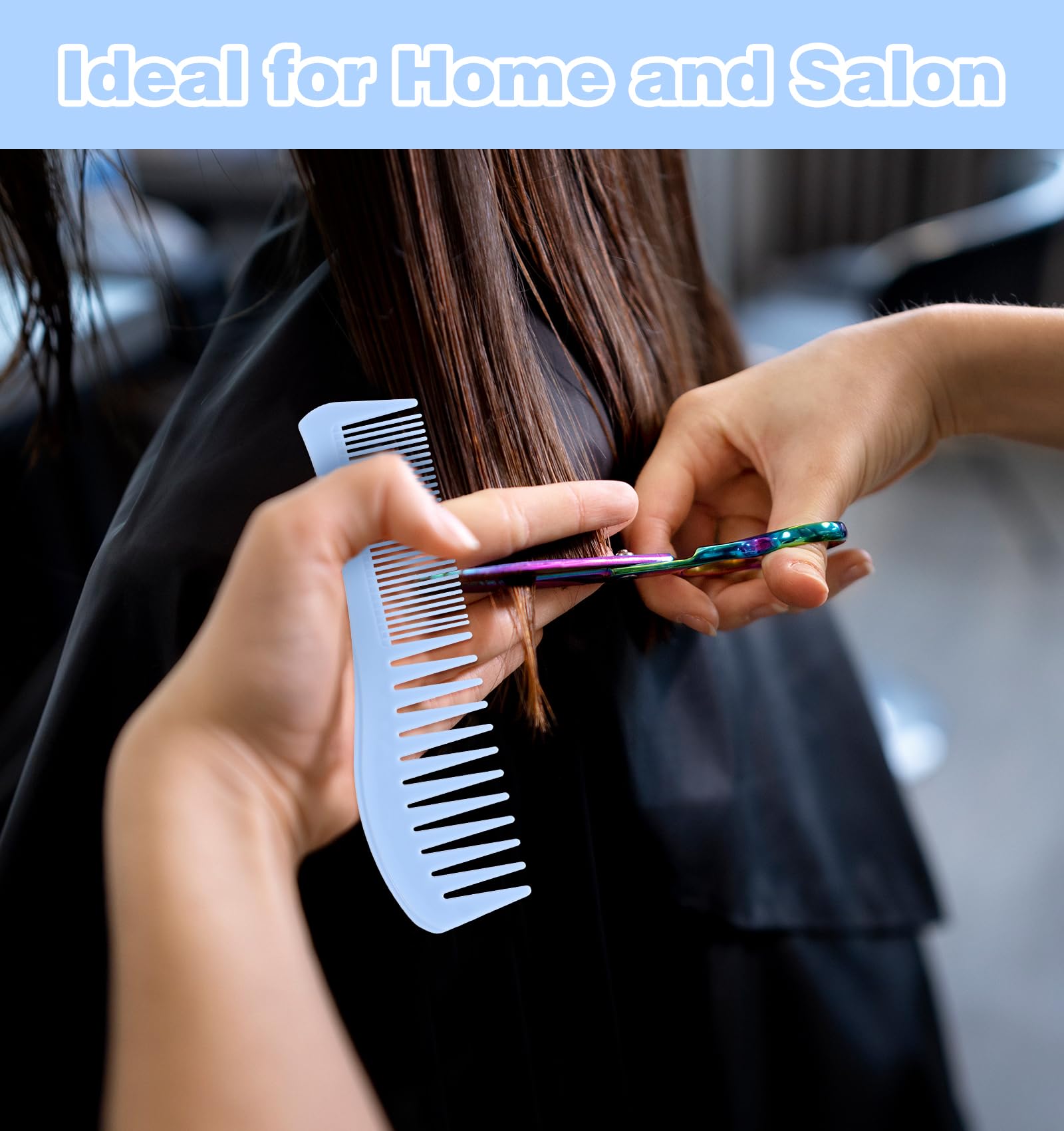 ValueBargain black comb highlighting versatile use for home or salon