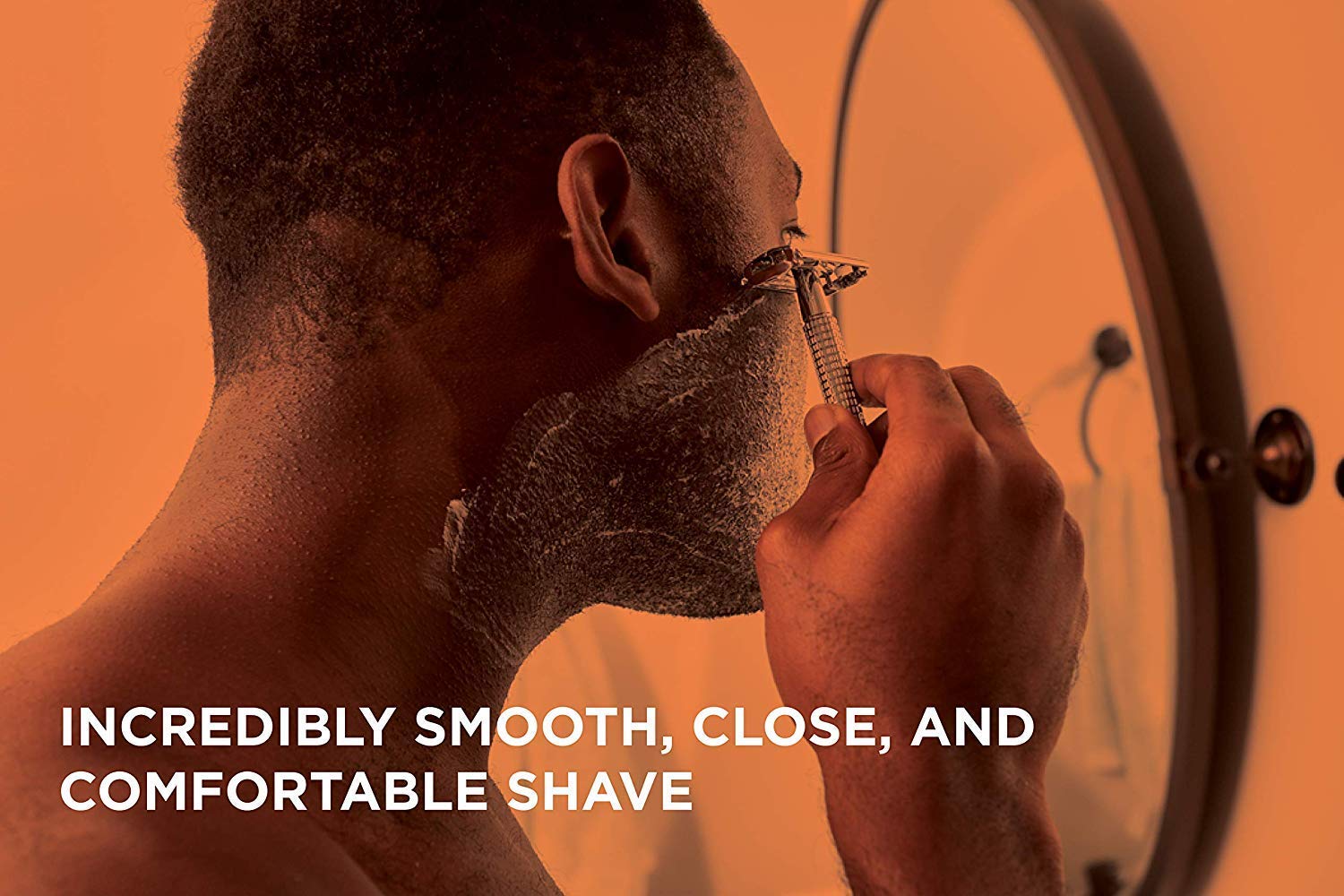 Van Der Hagen Self-Heating Shave Cream packaging shows affordable luxury in a 6 oz jar.