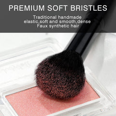 Vander foundation brush delivering smooth, even foundation application.