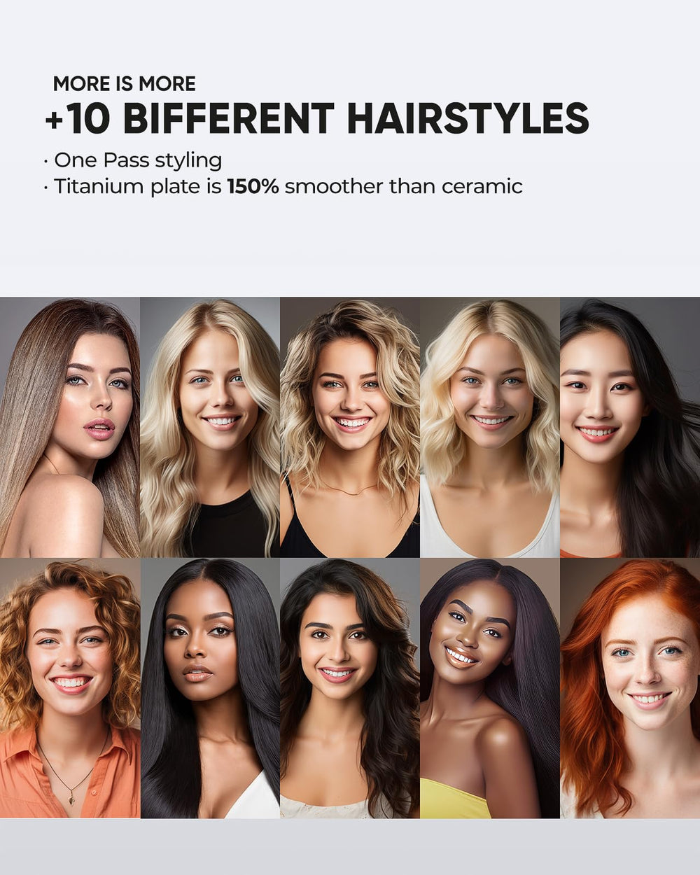 Vanessa Pro Flat Iron dual voltage for travel-friendly worldwide use