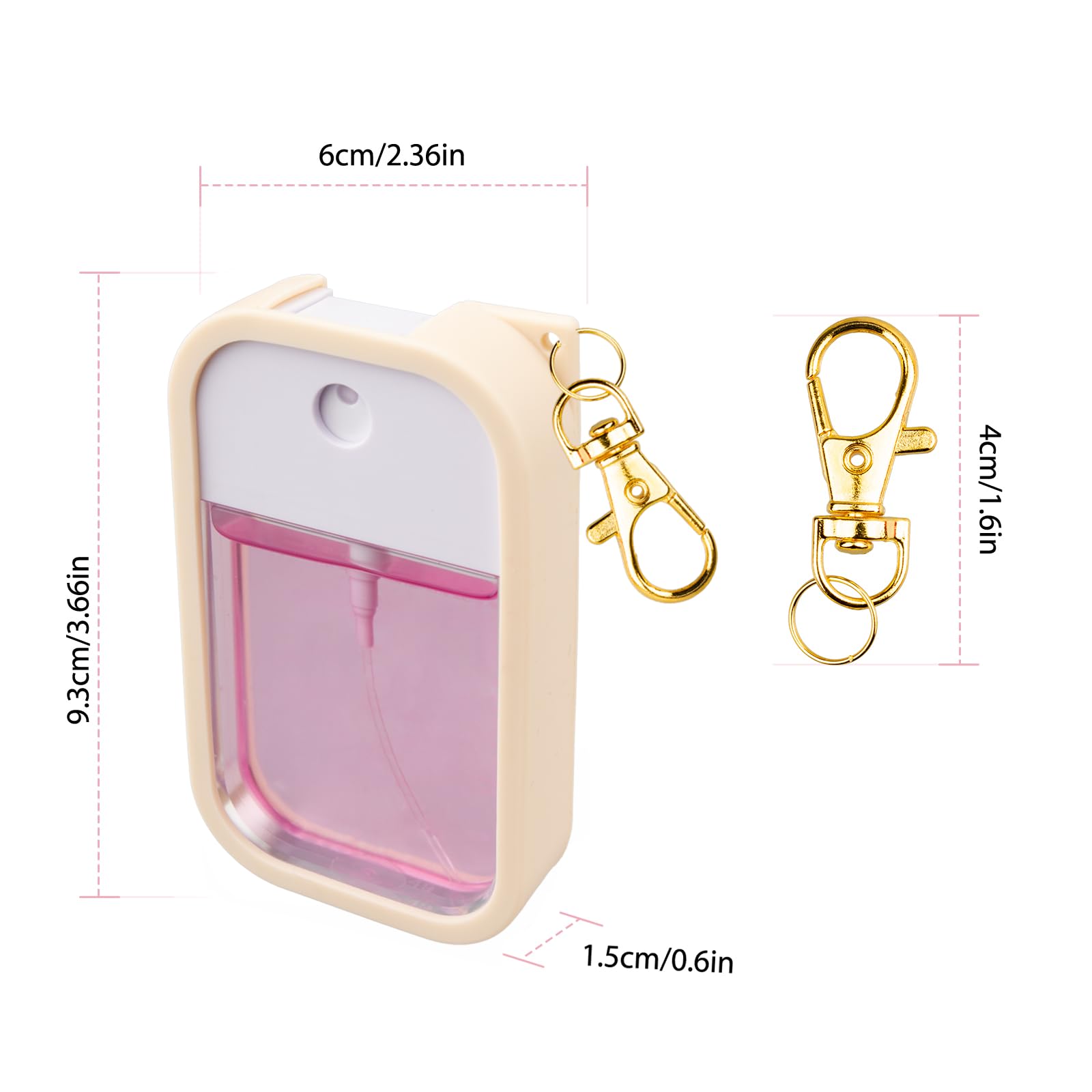 VANEST blush beige design adds subtle color to sanitizer gear.