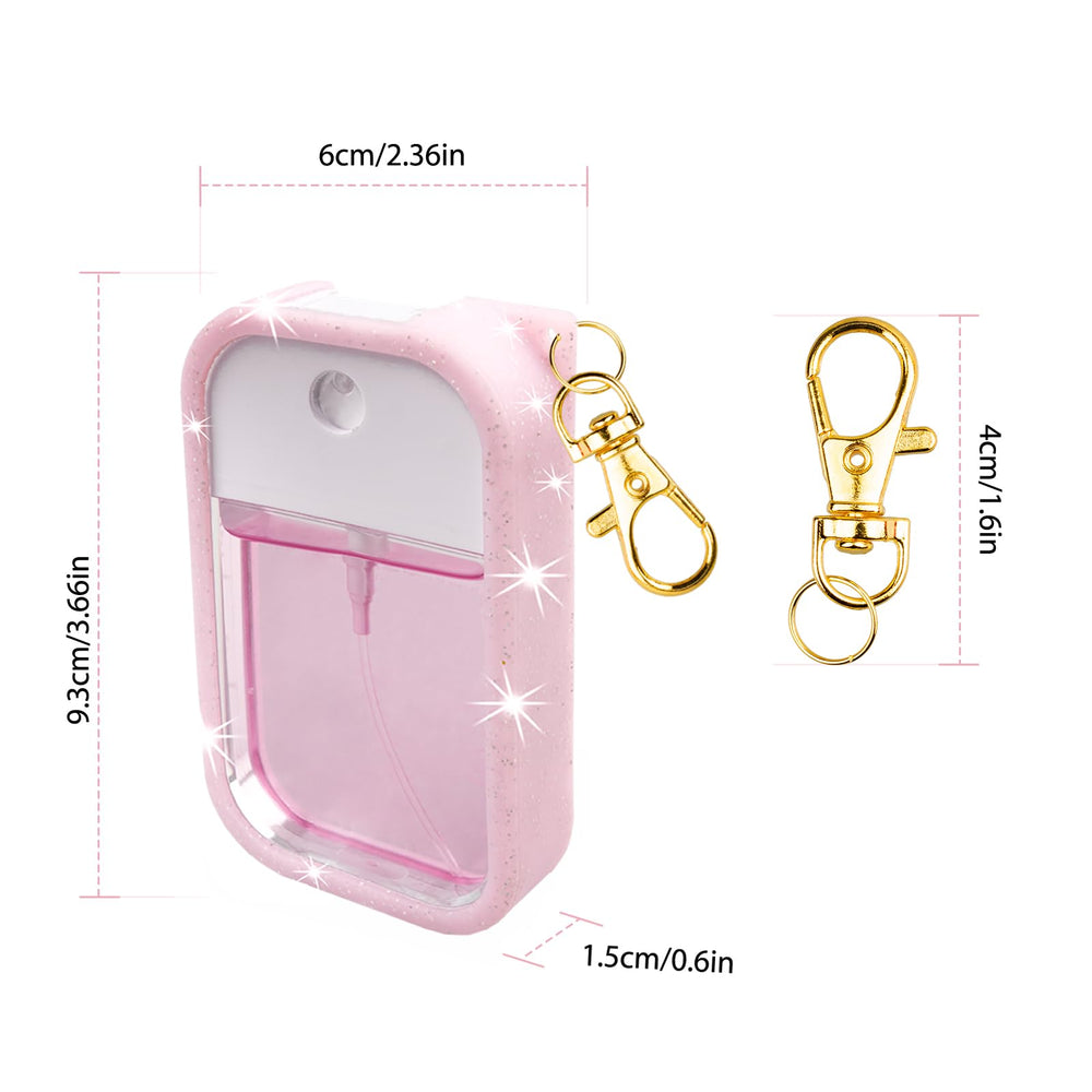 Vanest compact silicone case keeps your 1 oz sanitizer within reach.