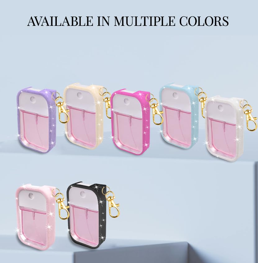 VANEST Touchland 1oz silicone case on hand highlighting portability