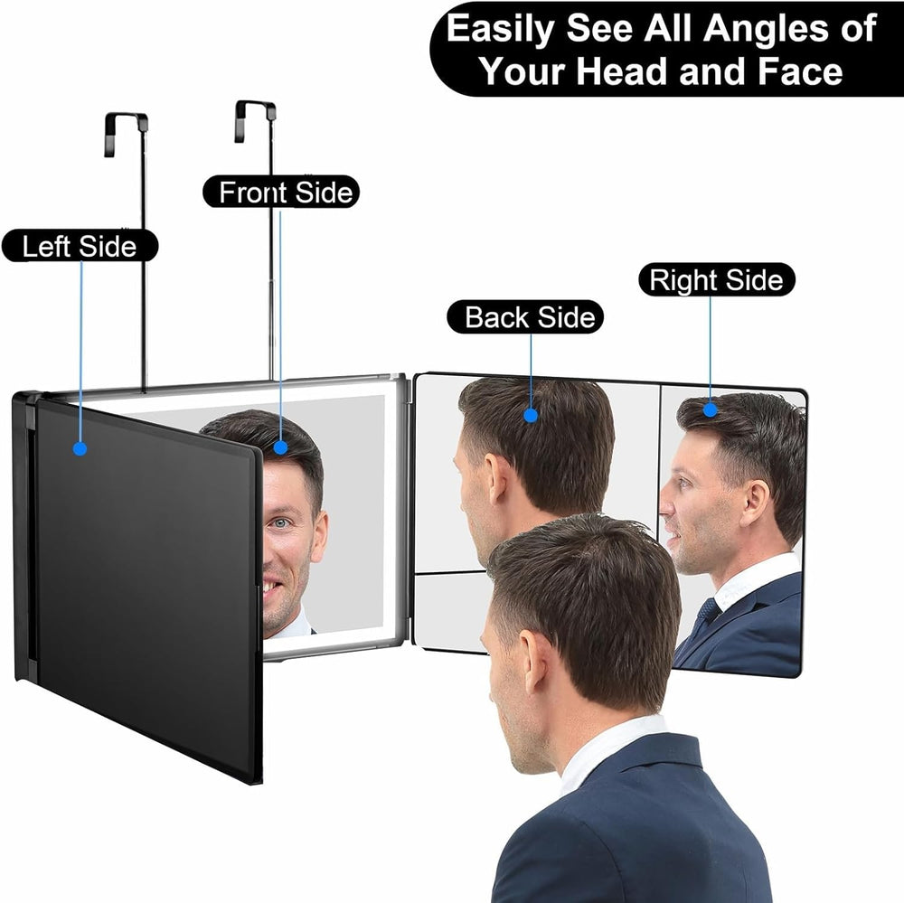 Vanexiss door mount brackets enable hands-free grooming setup.